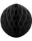 Svart Honeycomb Ball VELG STØRRELSE 10-40 cm