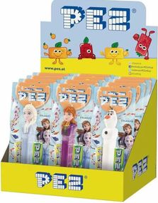 12 st Disney's Frozen 2 Pez-Hållare med 2 Pez-Förpackningar - Hel Låda