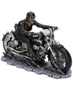 James Ryman Hell on the Highway - Motorcykelfigur med Skelett 20 cm