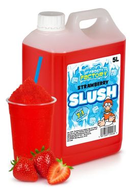 Strawberry Slush-Koncentrat - 40 Liter Färdig Slush - Crazy Factory