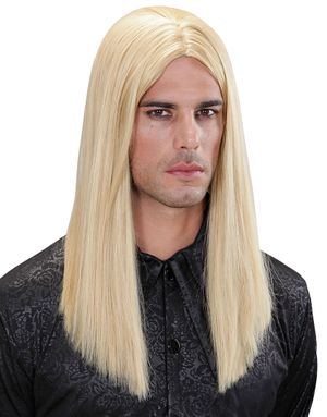 Lång Blond Peruk i God Kvalitet