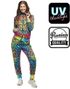 UV-Glow Fargerik Leopardmønstret Grilldress til Dame