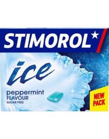 Stimorol Ice Peppermint - Tyggegummi med Spearmintsmak og Fyll 16,8 g