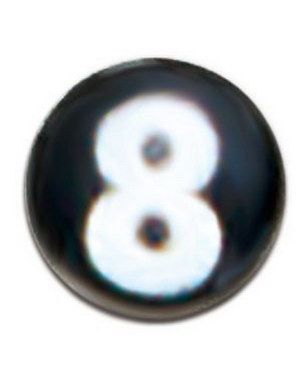 Eight Ball - Svart Dermal Anchor Kula