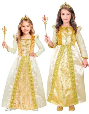 Middelaldersk Dronningkostyme til Jente