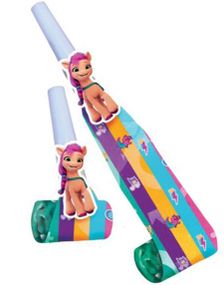 8 stk Partyfløyter - My Little Pony