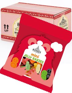 20 st Mini Jelly Babies - Bonds of London - Hel Låda 1 kg (UK)