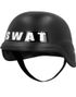 SWAT Police Kostymesett med Hjelm, Batong, Skjold og Granat med Lyd