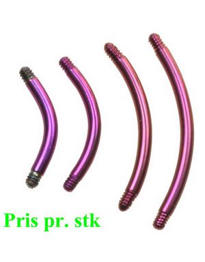 Lila Bananstång i Titan till 1,6 mm Kula