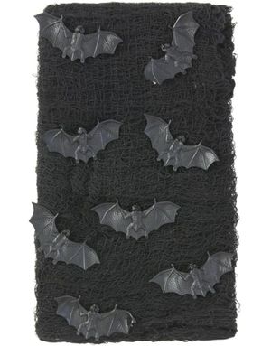 Bordduk med Skummelt Flaggermus Motiv 61x450 cm