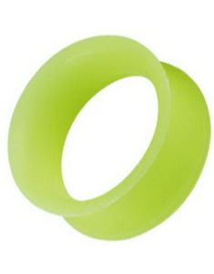 Excentrisk Yellow - Gul Piercing Tunnel som LYSER I MÖRKET