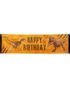 Stort "Happy Birthday" Dinosaur Posterflagg Banner 50x180 cm - Dino Party