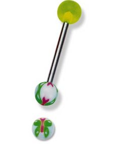 Butterfly Green - Tungpiercing