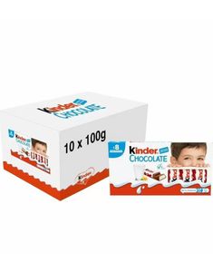 10 stk 8-pack Kinderchoklad - Hela Lådan 1 kg