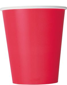 14 st Röda Pappmuggar 270 ml
