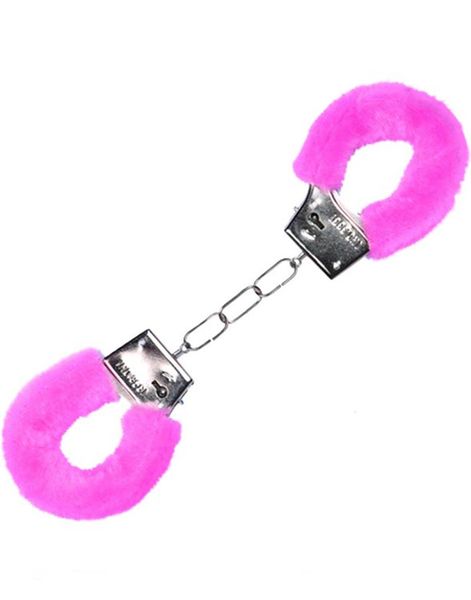 Handbojor med Rosa Plysch-Överdrag