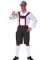 Mørk Grønn Lederhosen med Seler - Strl M