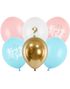 6 stk 30 cm Ballonger - Boy or Girl - Gender Reveal Ballongbukett