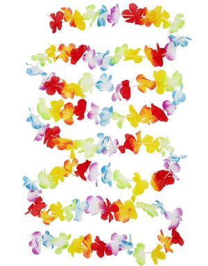 Hawaii Girlang med Färgrika Blommor 3 Meter