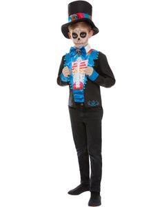 Day of the Dead Dräkt till Barn 3 Delar