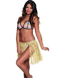 Beige Hawaii Bastkjol 40 cm