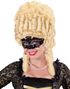 Svart Venice Ögonmask med Glitter