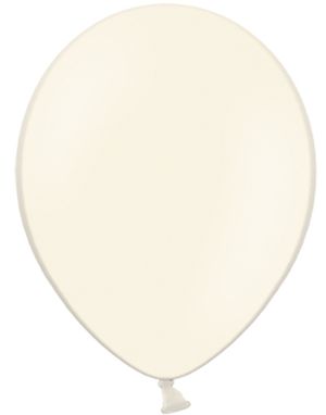 10 stk 30 cm - Ljus Ivory/Elfenben Ballonger