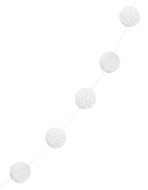Vit Honeycombgirlang 213 cm