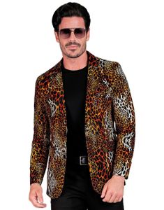 Leopardmønstret Blazer til Mann