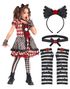 Harlequin Dukke Barnekostyme