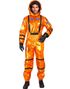 Orange Unisex Astronautkostyme - Small