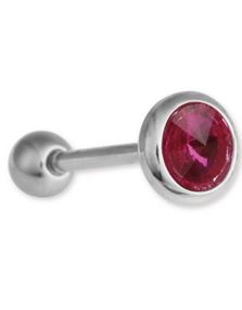 Single Pink Diamond - Tungpiercing