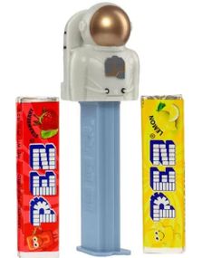 Astronaut (Gull) - Mars Mission Pez-Holder med 2 stk Pez Pakker