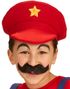Röd Mario Inspirerad Hatt till Barn med Stjärna