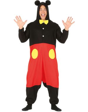 Musse Pigg Inspirerad Kigurumi Unisex Dräkt