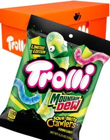 1777766400_512 st Trolli Sour Brite Crawlers - Mountain Dew - Sur Vingummi - Hel Låda (USA Import)