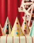 6 stk Fargerike Partyhatter Sirkus med Pompoms - Circus Party