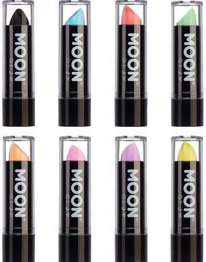VÄLJ BLAND 8 FÄRGER - Pastellfärgat Neon UV/Blacklight Läppstift