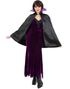 Dark Queen Cape - Svart Kappe med Krave - Onesize