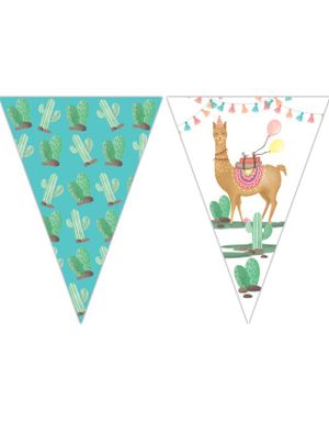 Banner med Vimplar 2,3 meter - Lama