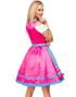 Oktoberfestflörten - Lyxig Dirndl Korsettklänning med Förkläde