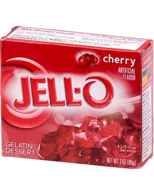 Jell-O Cherry Gelatin Dessert - 85 g (USA Import)