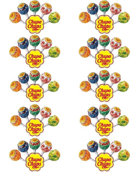 50 stk Chupa Chups Klubbor / Kärleksklubbor