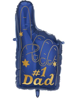 Number 1 Dad - Folieballong 46x86,5 cm