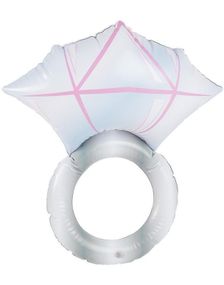 Uppblåsbar Diamantring 50 cm