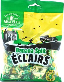 Walkers Banana Split Eclairs 150 gram
