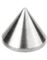 Metallic Point - Stål Dermal Anchor Kula
