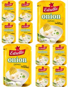10 st Estrella Onion Dipmix - Paketrabatt för Lökdip-Älskare