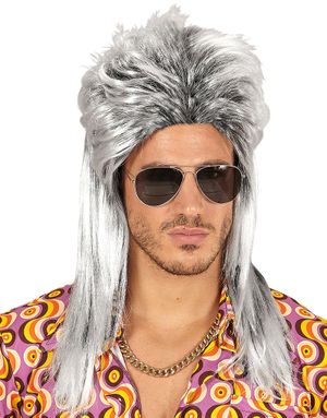 Grå Mulletperuk till Man