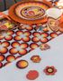 10 stk Dekorasjoner i Treverk 70 Tallet - 70s Party
